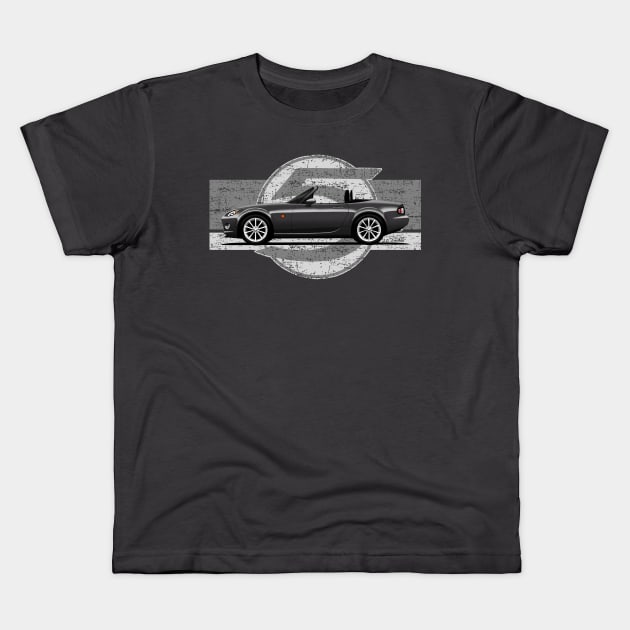 My drawing of the wonderfull japanese roadster from hiroshima Kids T-Shirt by jaagdesign